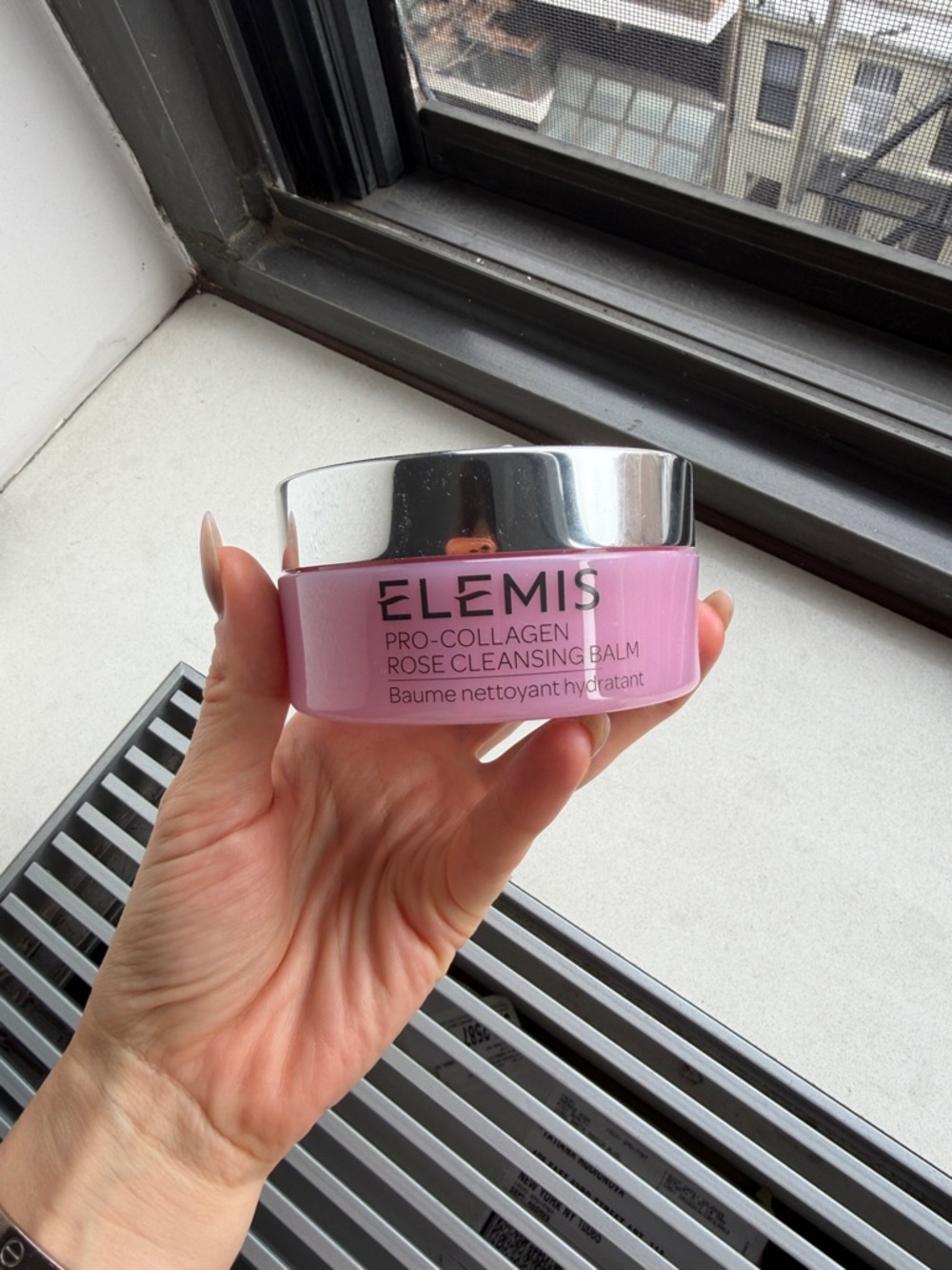 ELEMIS Pro-Collagen Rose Cleansing Balm - Light Pink & Silver